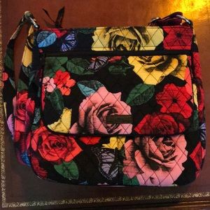 Vera Bradley mailbag crossbody rose print
